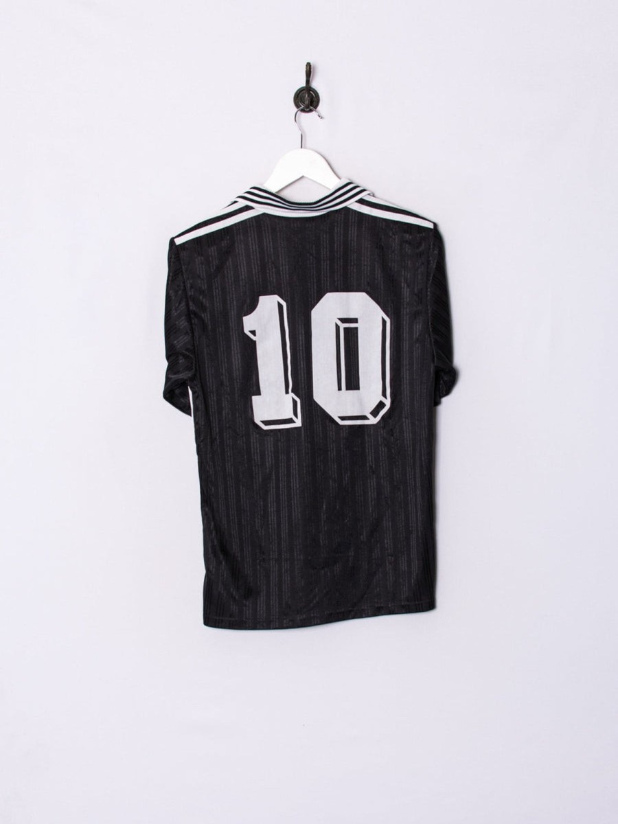 Impalavintage Adidas Black & White Retro "10" Jersey Clearance