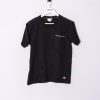 Impalavintage Ellesse Black Cotton Tee Hot