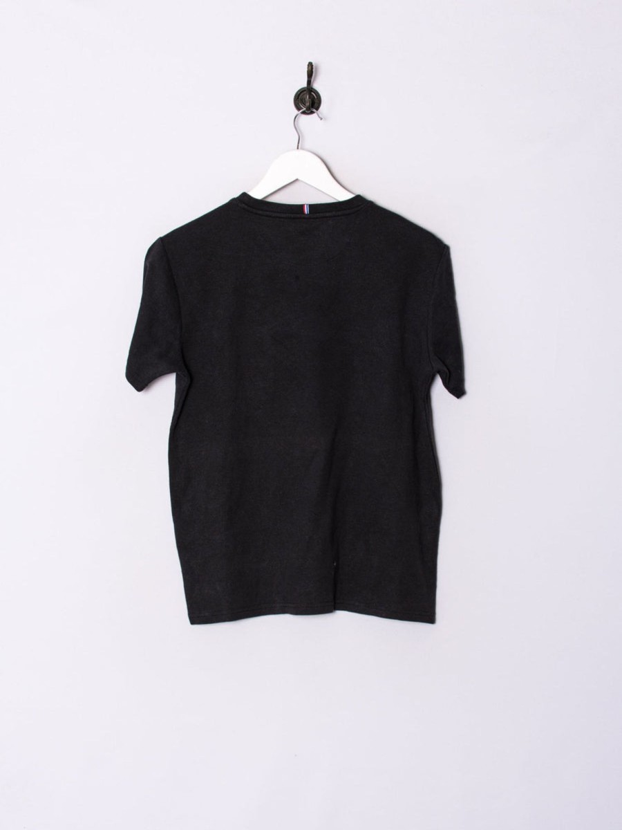 Impalavintage Ellesse Black Cotton Tee Hot