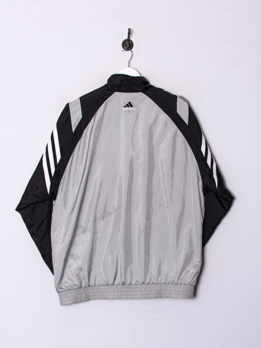 Impalavintage Adidas Grey Ii Shell Jacket Hot