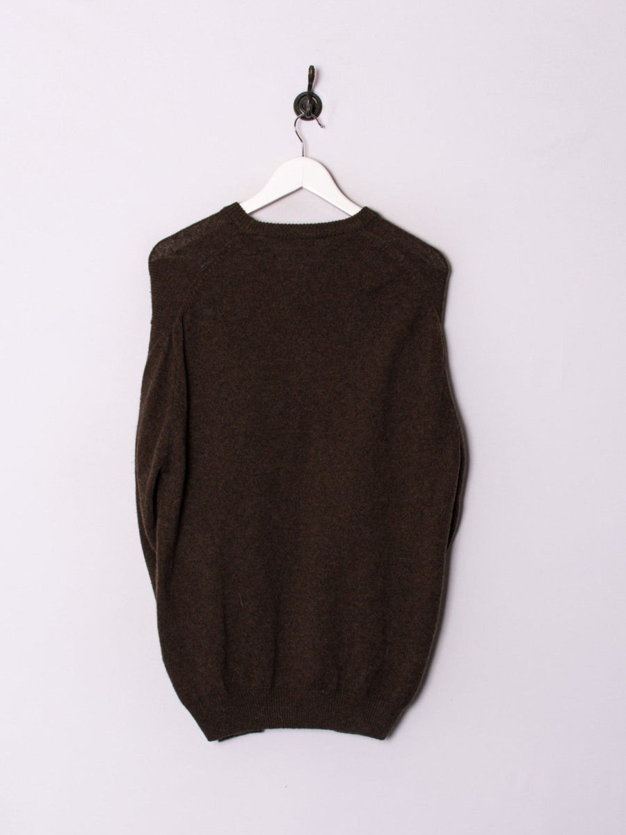 Impalavintage Lacoste Brown Sweater Clearance