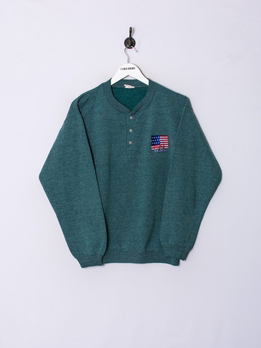 Impalavintage Usa V Sweatshirt New