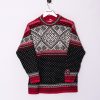 Impalavintage Black & Red Retro Sweater New