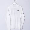 Impalavintage The North Face White Long Sleeves Light Tee Best