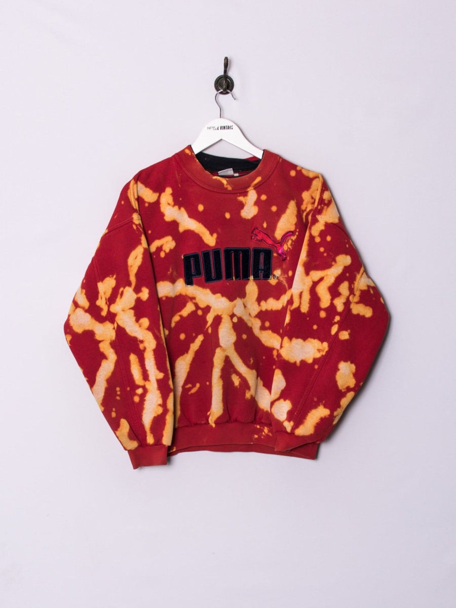 Impalavintage Puma Tie Dye Ii Sweatshirt New