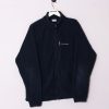 Impalavintage Columbia Navy Blue Zipper Fleece New