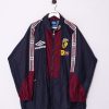 Impalavintage Vitesse Arnhem Umbro Pro Training Official Football Retro Long Jacket Best