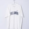 Impalavintage Nike Villanova White Cotton Tee New