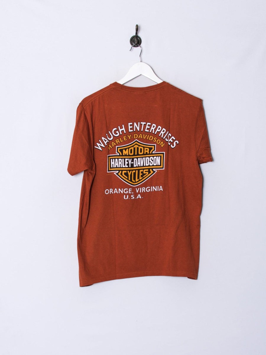 Impalavintage Harley Davidson Flame Cotton Tee Clearance