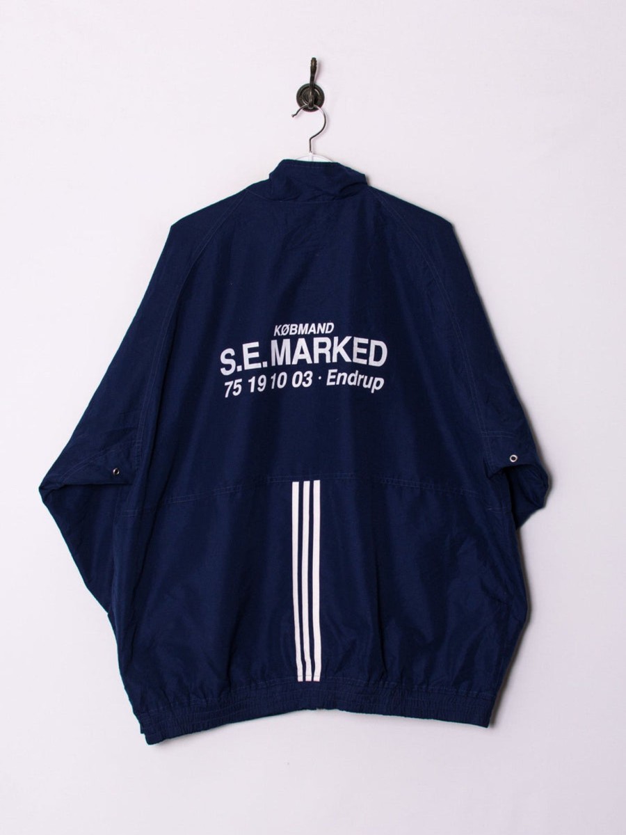 Impalavintage Adidas Navy Blue Track Jacket Online