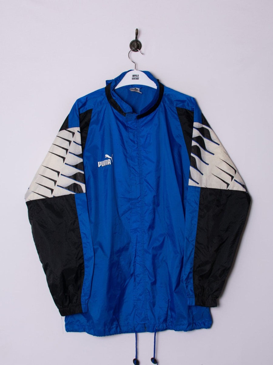 Impalavintage Puma Blue Raincoat Clearance