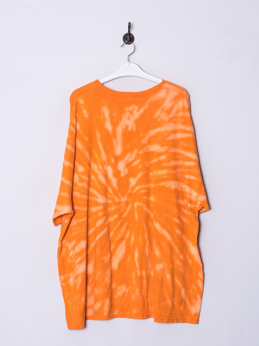 Impalavintage Nike Orange Tie Dye Cotton Tee Online