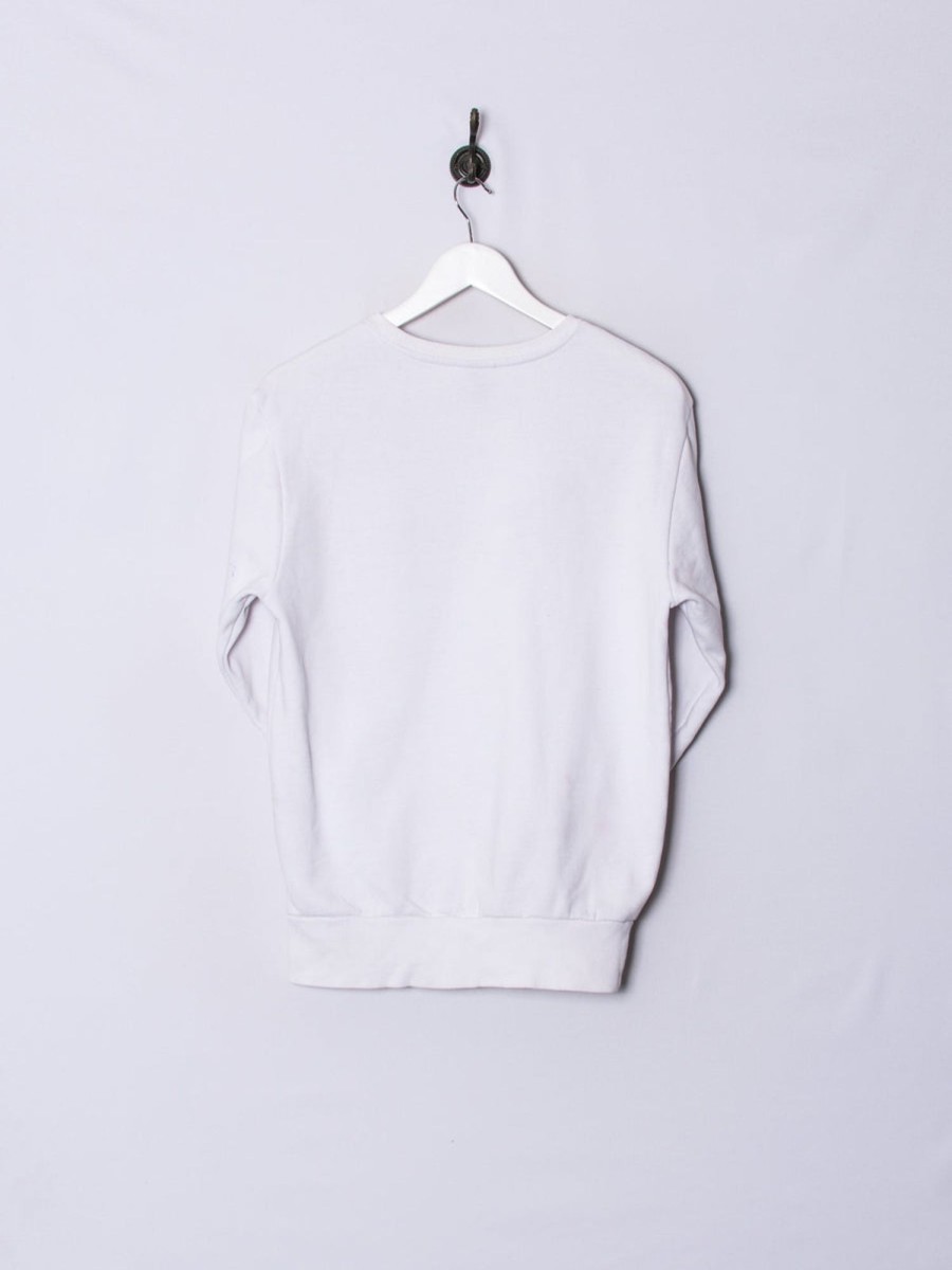 Impalavintage Ellesse Ii White Sweatshirt Online