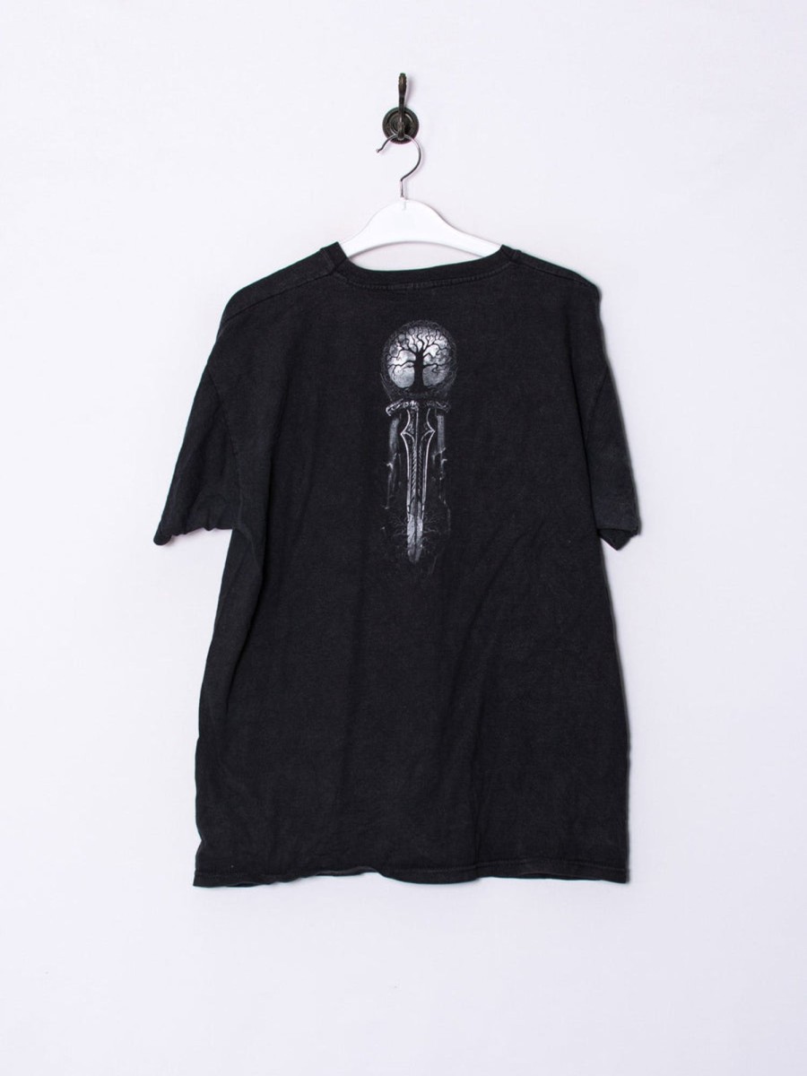 Impalavintage Heavy Black Cotton Tee Hot