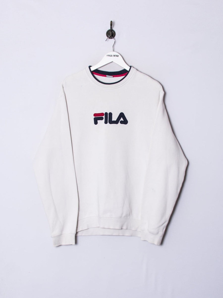 Impalavintage Fila White Xx Sweatshirt Clearance