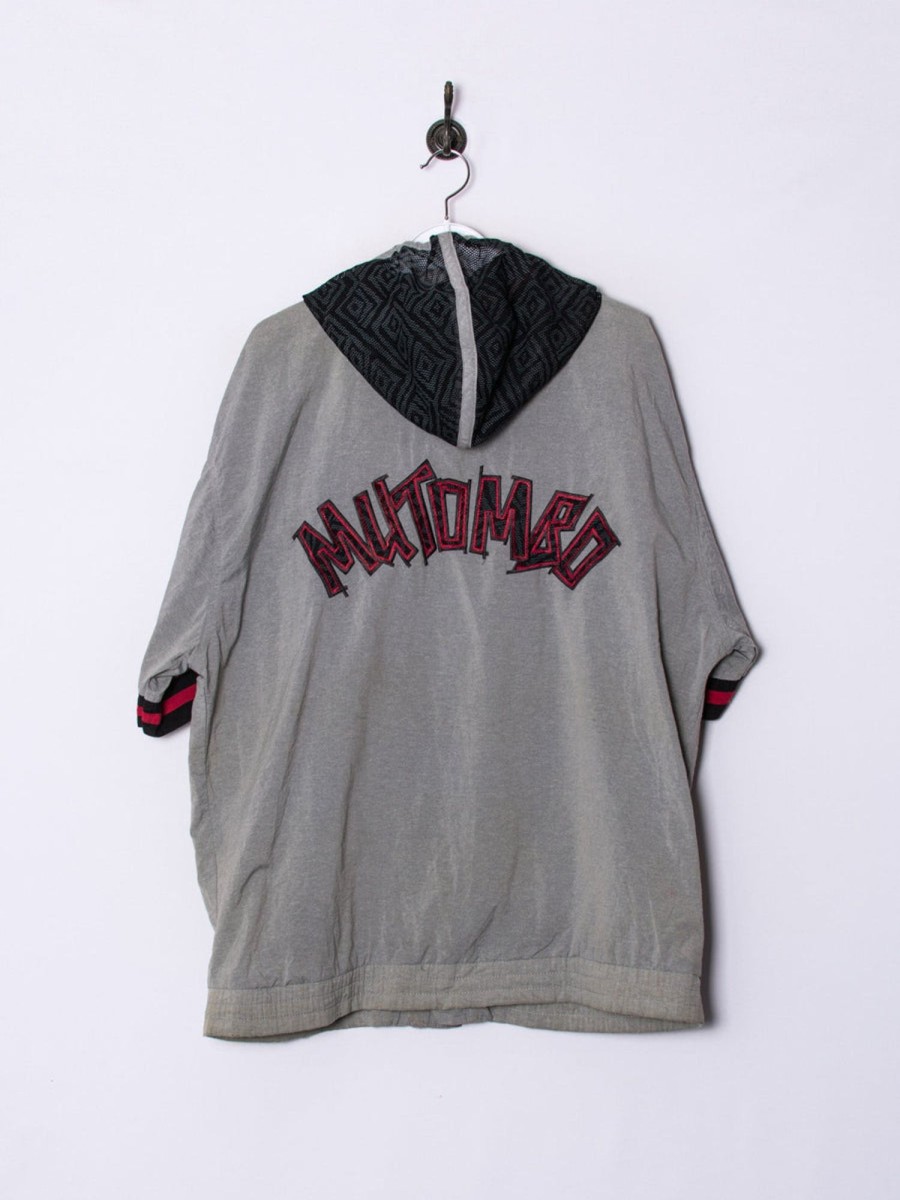 Impalavintage Adidas Originals Dikembe Mutombo Hooded Buttoned Short Sleeves Jacket Best