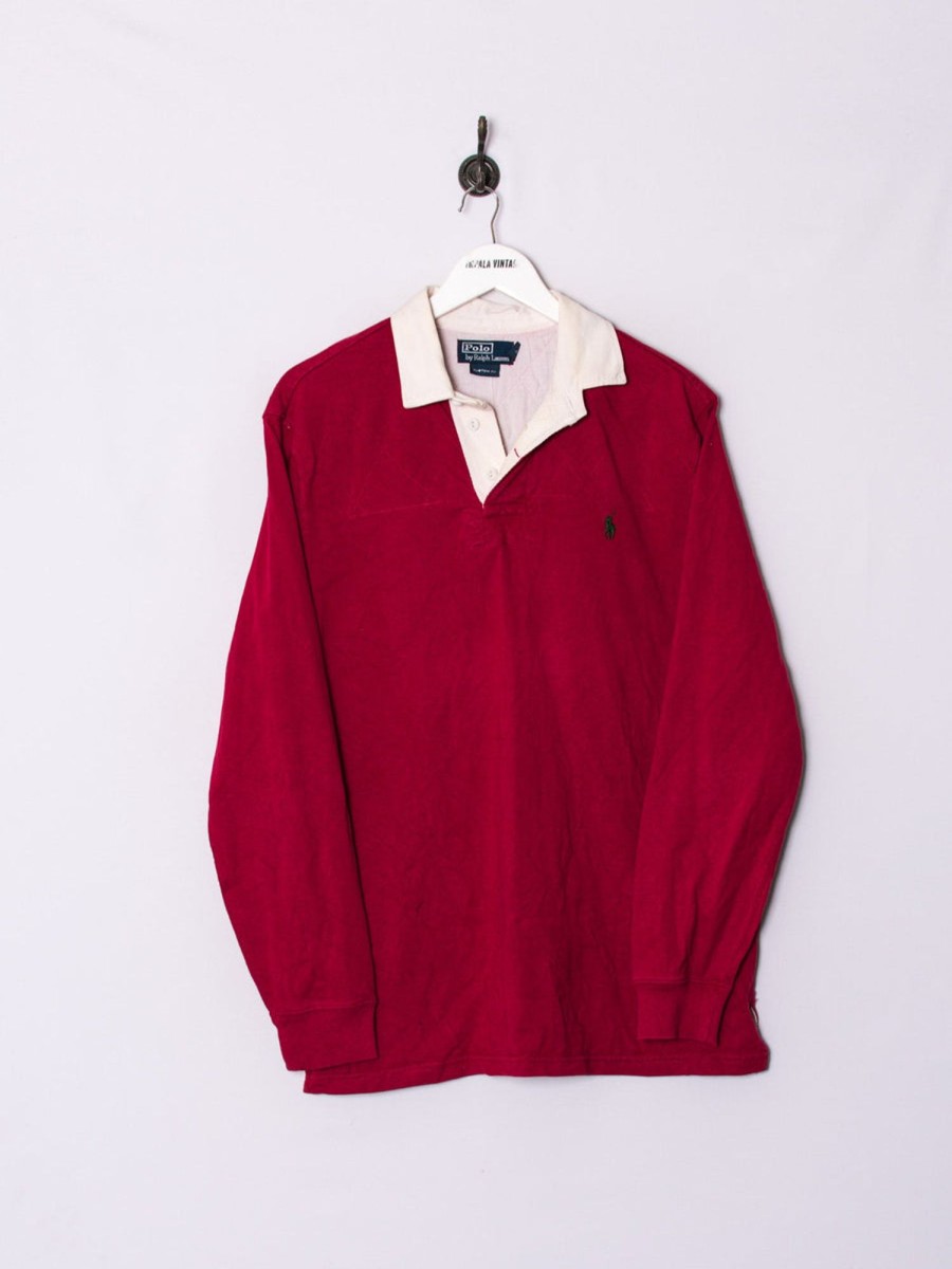 Impalavintage Polo Ralph Lauren Long Sleeves Poloshirt New