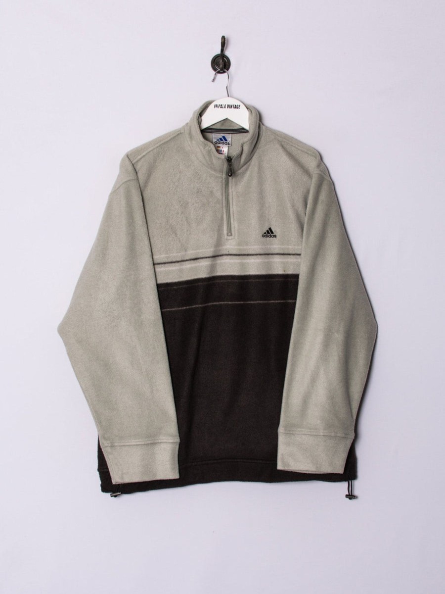 Impalavintage Adidas 1/3 Zipper Fleece New