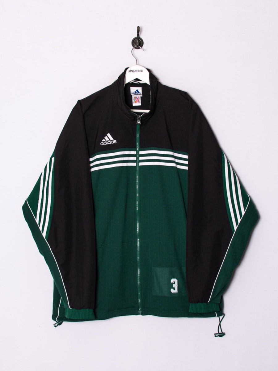 Impalavintage Adidas Green & Black Tracksuit Online