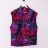 Impalavintage Purple Leopard Fleeced Vest Clearance