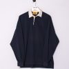 Impalavintage Us Basic Navy Blue Light Sweatshirt Hot