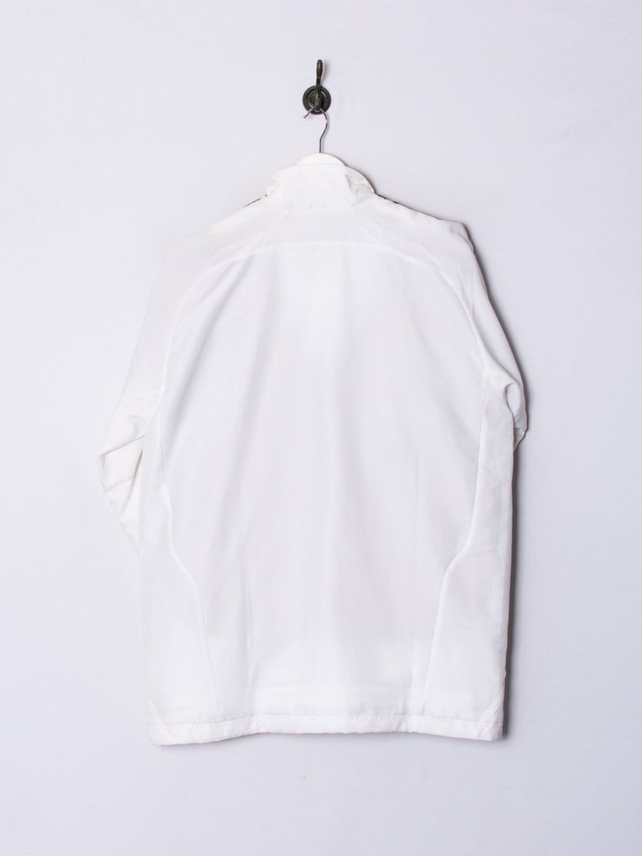 Impalavintage Adidas White Track Jacket New