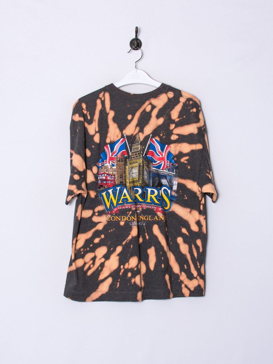 Impalavintage Harley Davidson Tie Dye Cotton Tee Clearance