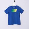 Impalavintage Nike Blue Cotton Tee Best