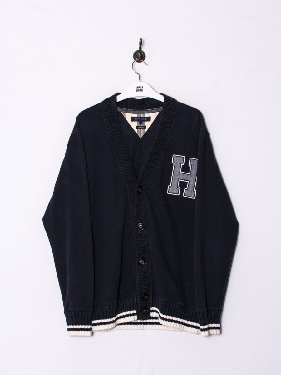 Impalavintage Tommy Hilfiger Buttoned Sweatshirt Clearance