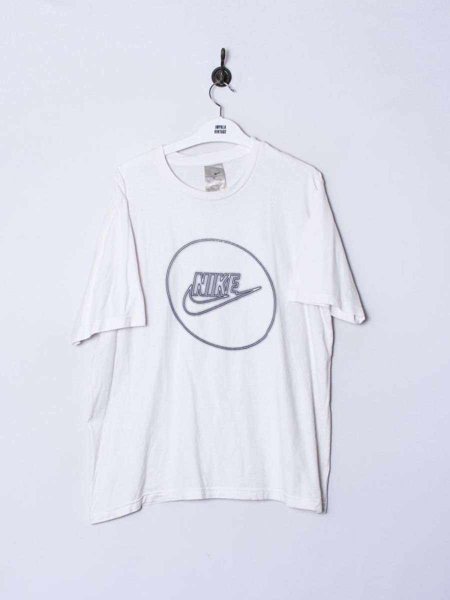 Impalavintage Nike Retro White Cotton Tee Online