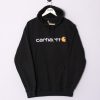 Impalavintage Carhartt Black Hoodie Wholesale