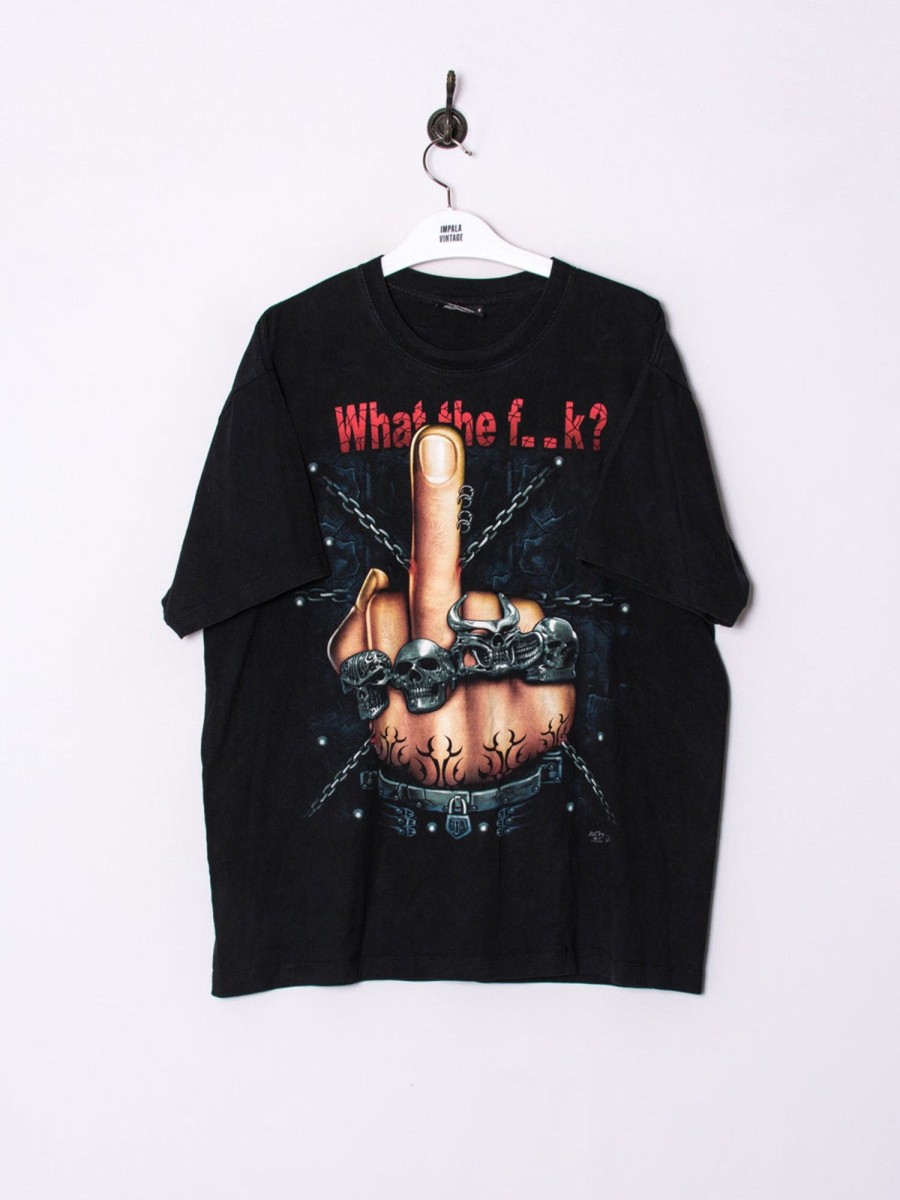 Impalavintage Rock Wtf Cotton Tee New