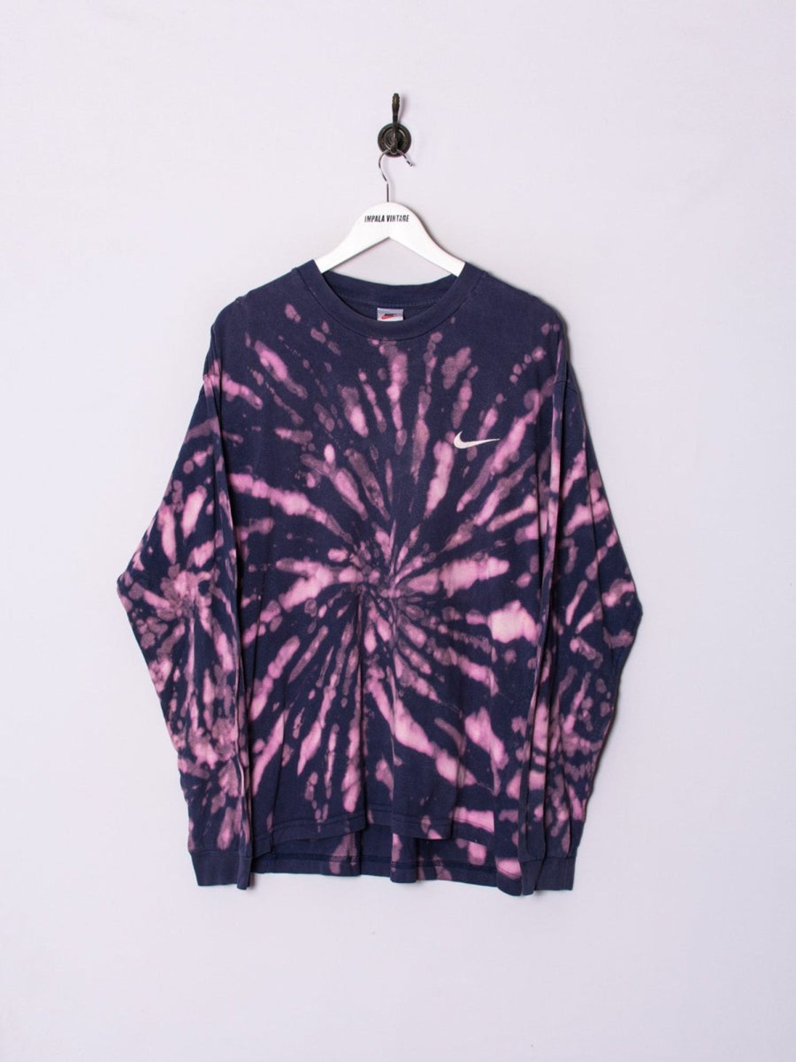 Impalavintage Nike Tie Dye Retro Long Sleeves Tee Clearance