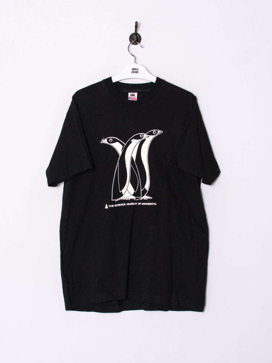 Impalavintage The Science Museum Of Minneaota Black Cotton Tee Online