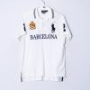 Impalavintage Polo Ralph Lauren Barcelona White Poloshirt Wholesale