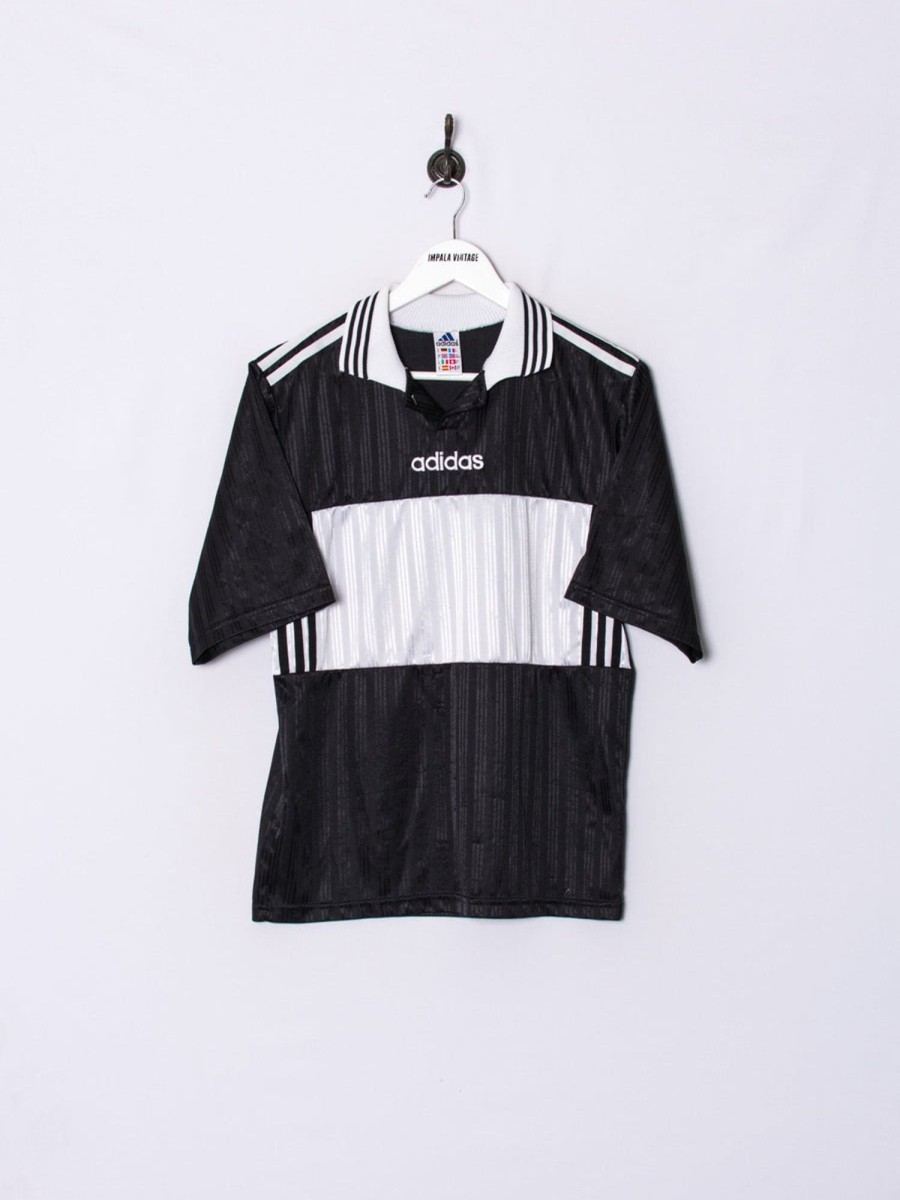 Impalavintage Adidas Black & White Retro "7" Jersey Wholesale