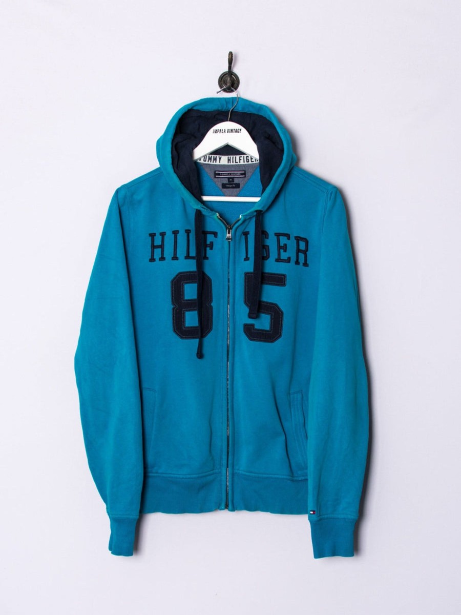 Impalavintage Tommy Hilfiger Retro Zipper Hoodie Online