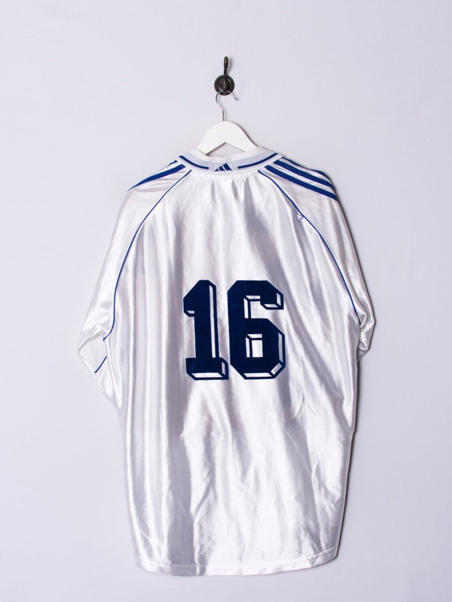 Impalavintage Adidas White Long Sleeves Jersey Wholesale