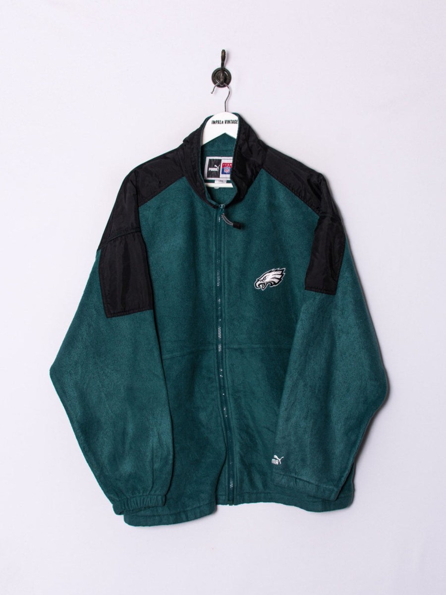 Impalavintage Philadelphia Eagles Puma Official Nfl Retro Fleece Hot