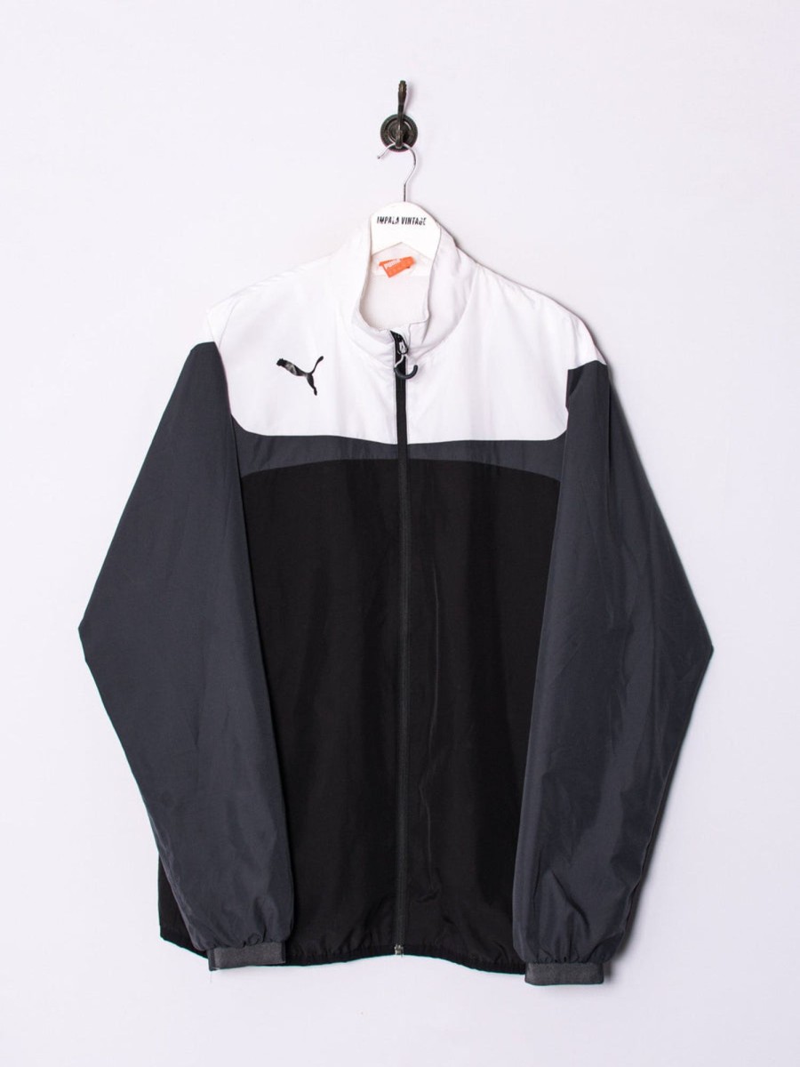 Impalavintage Puma Black & White Light Track Jacket Best