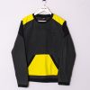 Impalavintage The North Face Grey & Yellow Fleece Hot