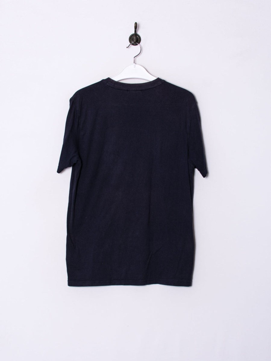 Impalavintage Fila Navy Blue Ii Cotton Tee New