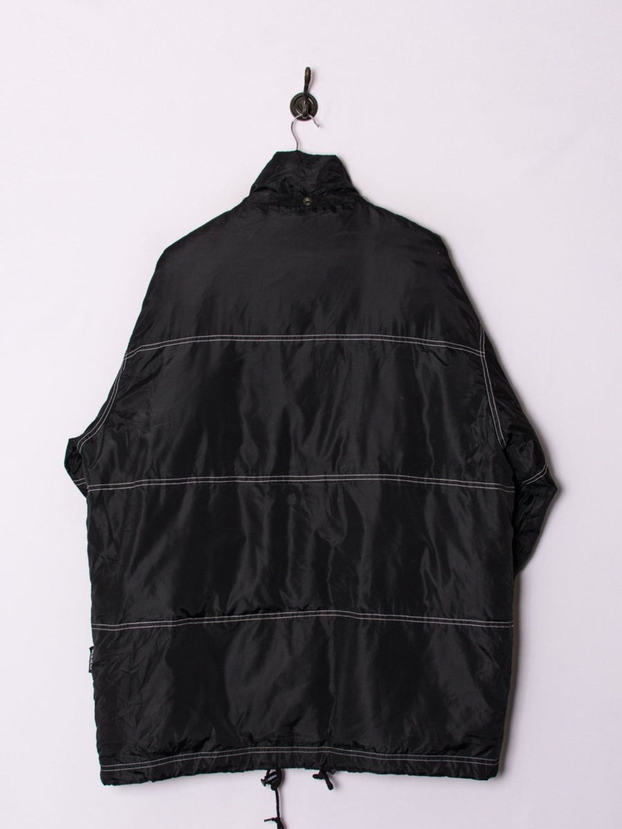 Impalavintage Adidas Black Puffer Jacket Clearance