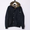 Impalavintage Woolrich John Rich & Bros Navy Blue Coat New