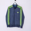 Impalavintage Adidas Green Logo Track Jacket New