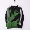 Impalavintage Nike Black & Green Rework I Sweatshirt New