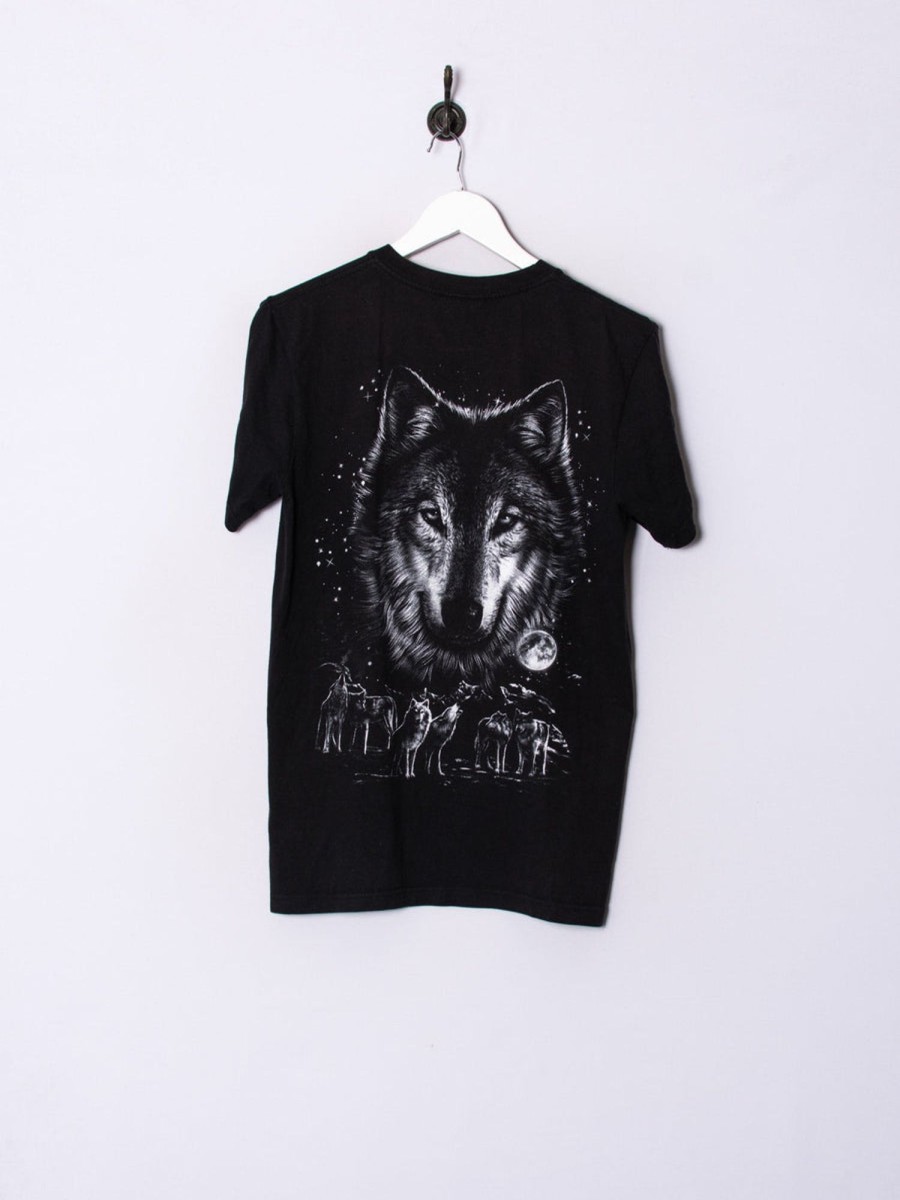 Impalavintage Hot Rock Wolf Cotton Tee Clearance