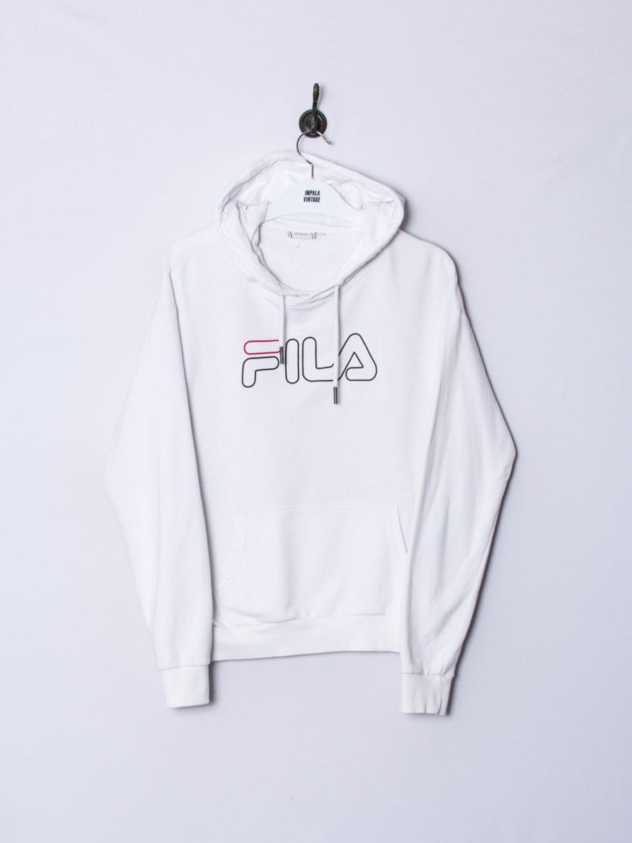 Impalavintage Fila White Hoodie New