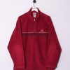 Impalavintage Adidas Red Ii 1/3 Zipper Fleece Online