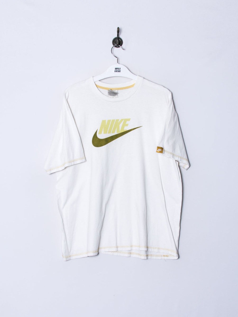 Impalavintage Nike White Cotton Tee Best